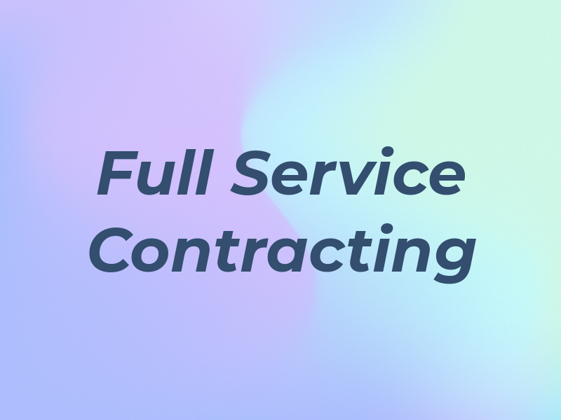 Full Service Contracting Inc