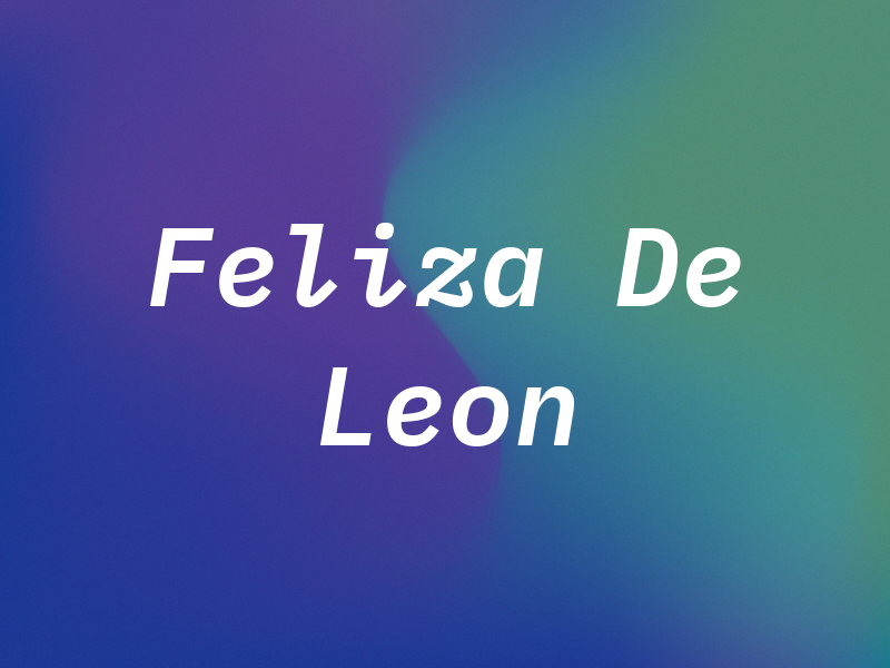 Feliza De Leon