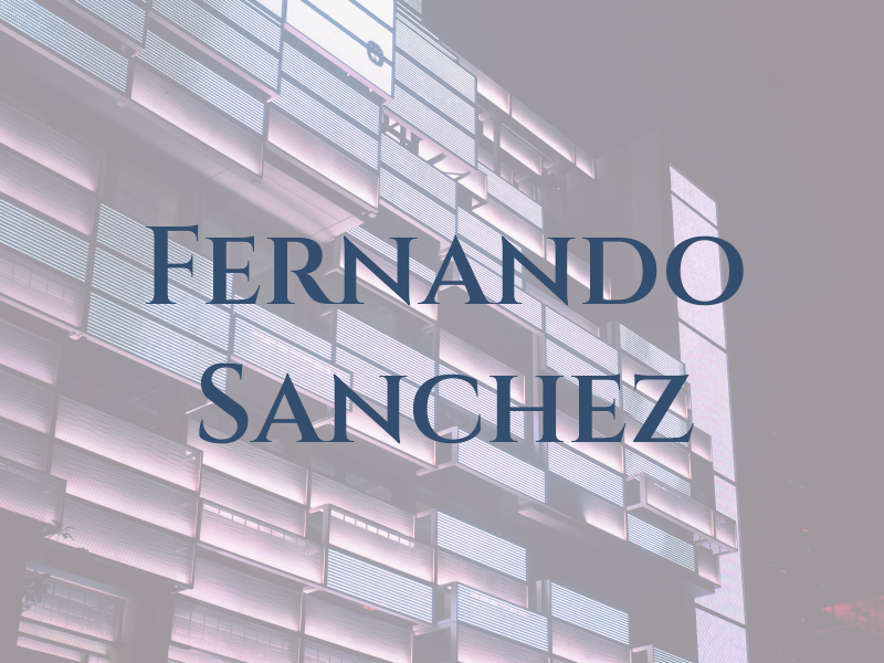 Fernando Sanchez