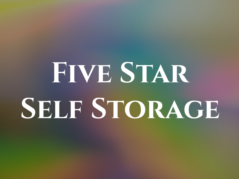 Five Star Self Storage