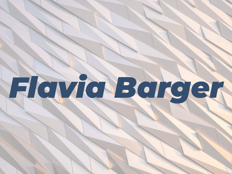 Flavia Barger