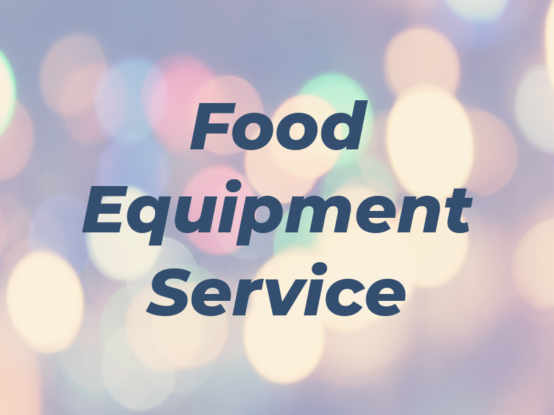 Food Equipment Service