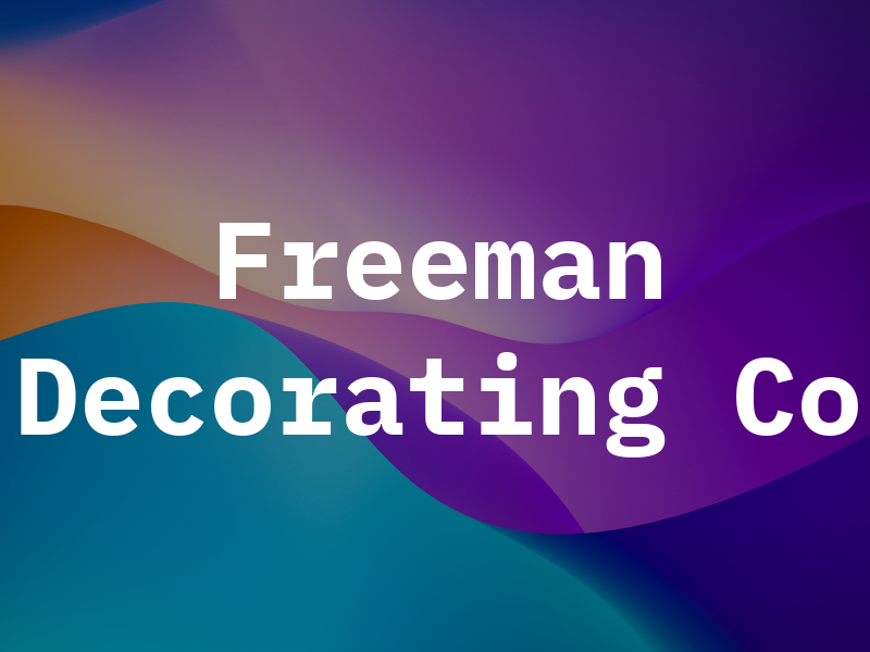 Freeman Decorating Co