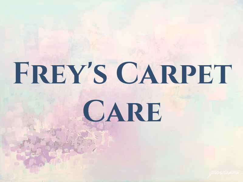 Frey's Carpet Care