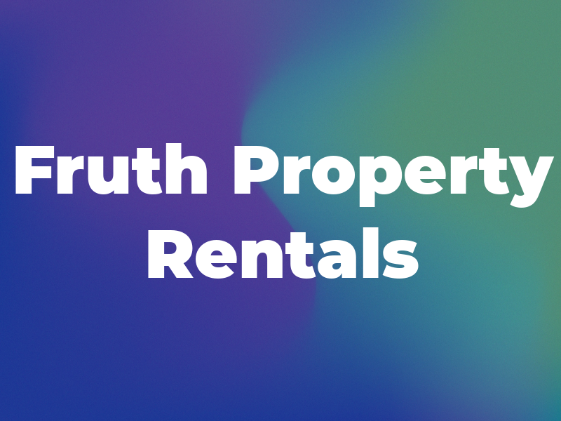 Fruth Property Rentals