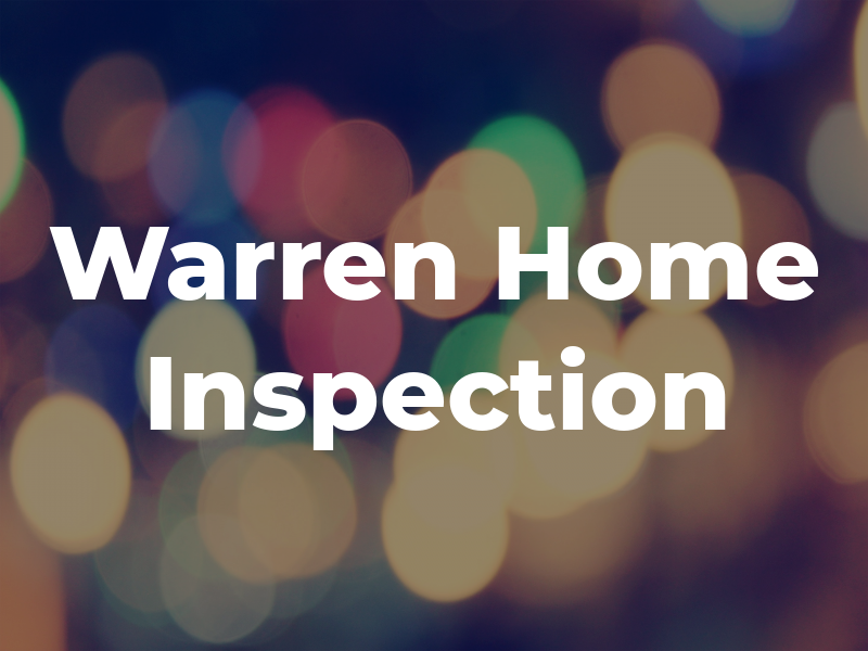 G Warren NJ Home Inspection Inc