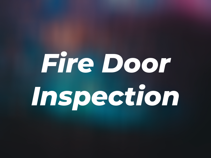 GDR Pro Fire Door Inspection