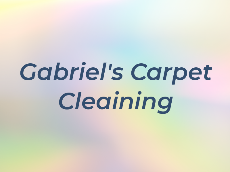 Gabriel's Carpet Cleaining
