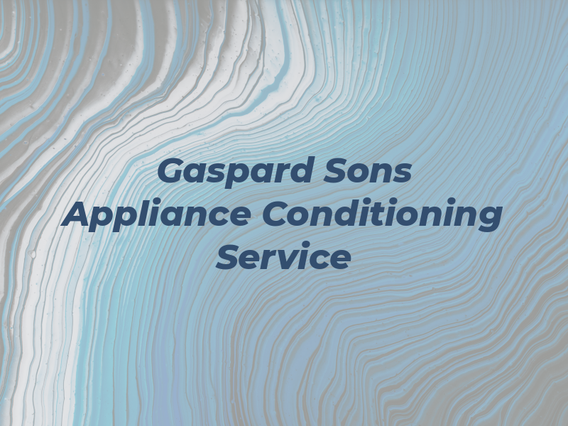 Gaspard & Sons Appliance & Air Conditioning Service