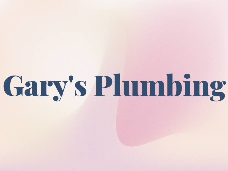 Gary's Plumbing
