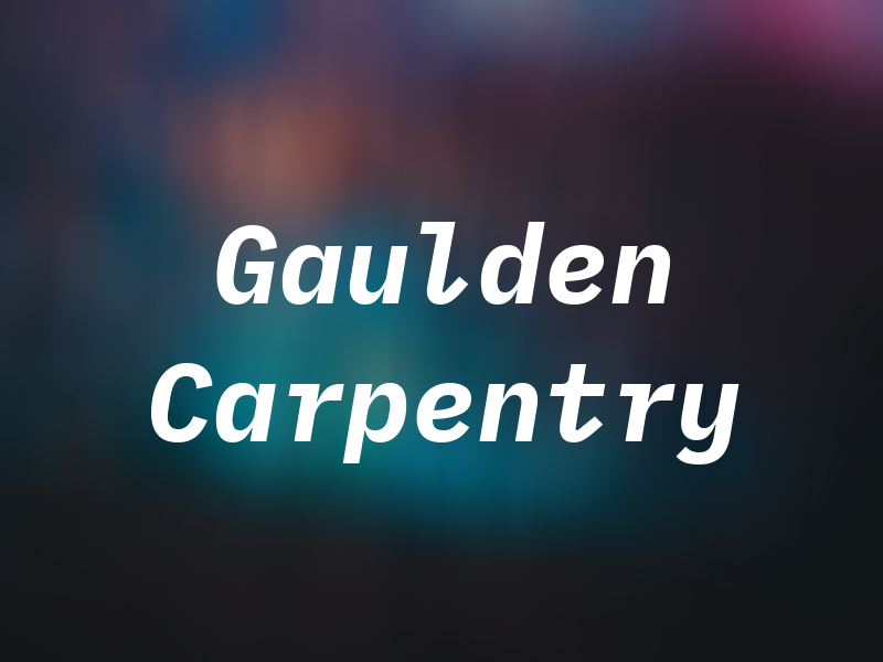 Gaulden Carpentry