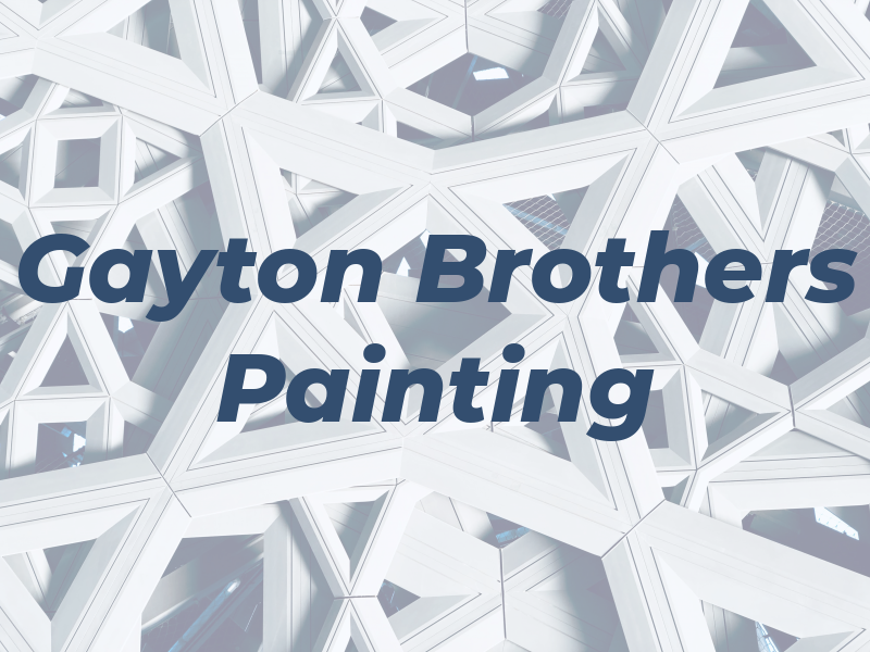 Gayton Brothers Painting Inc