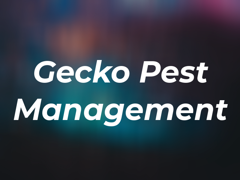 Gecko Pest Management