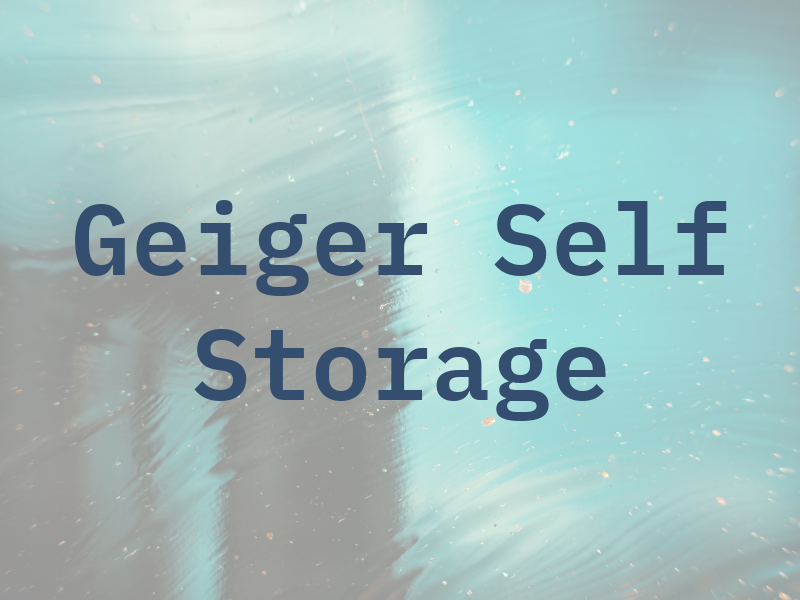 Geiger Self Storage