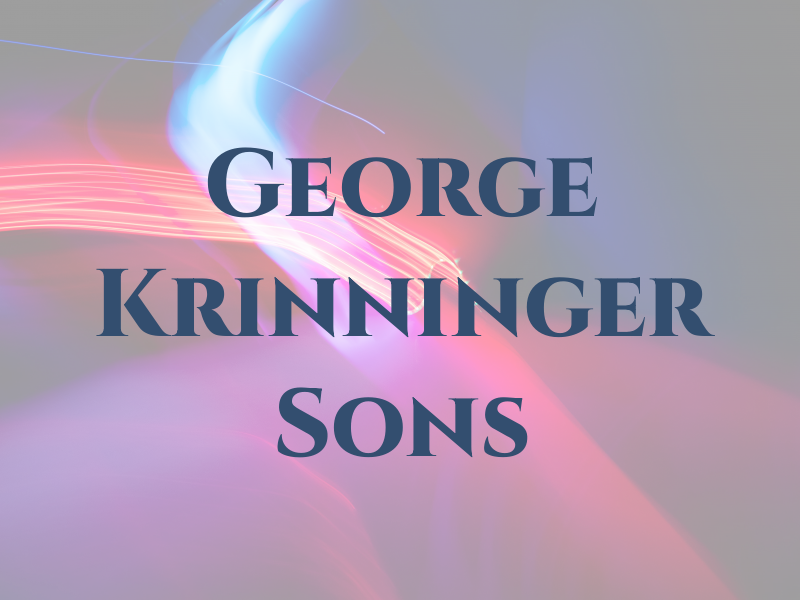 George Krinninger & Sons Inc
