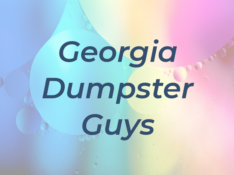 Georgia Dumpster Guys