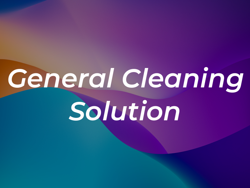 General Cleaning Solution