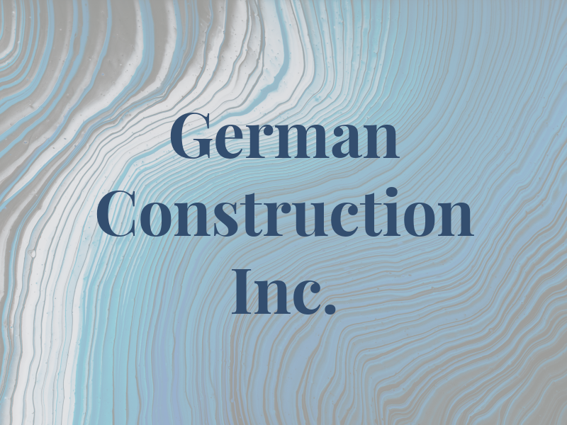 German Construction Inc.