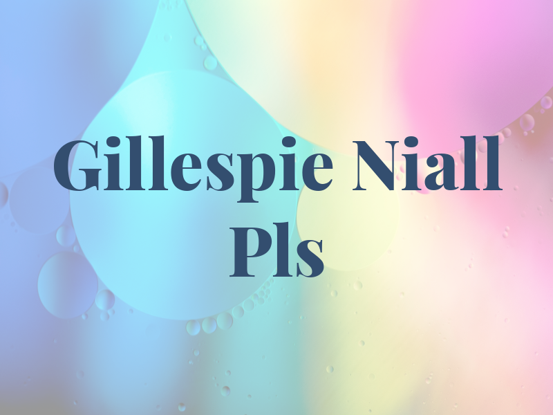 Gillespie Niall Pls