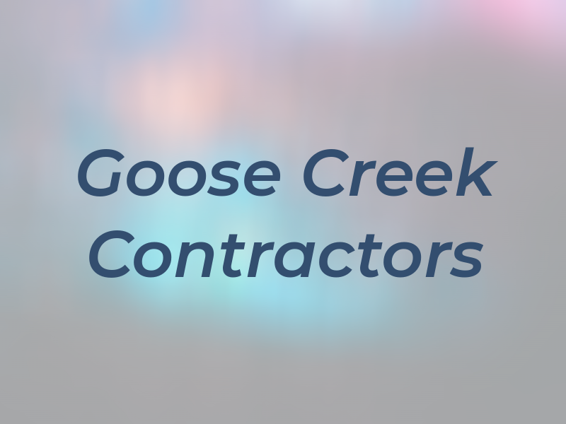 Goose Creek Contractors