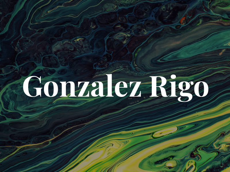 Gonzalez Rigo