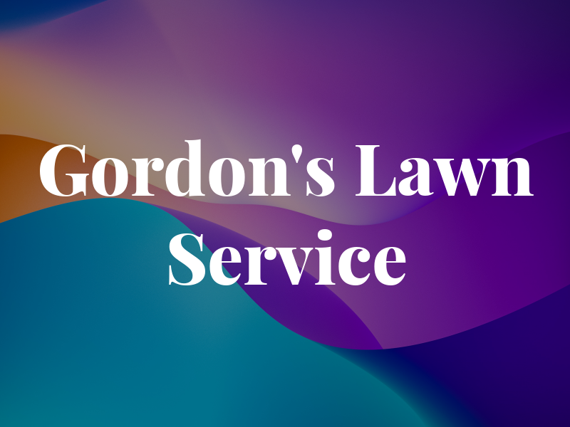 Gordon's Lawn Service