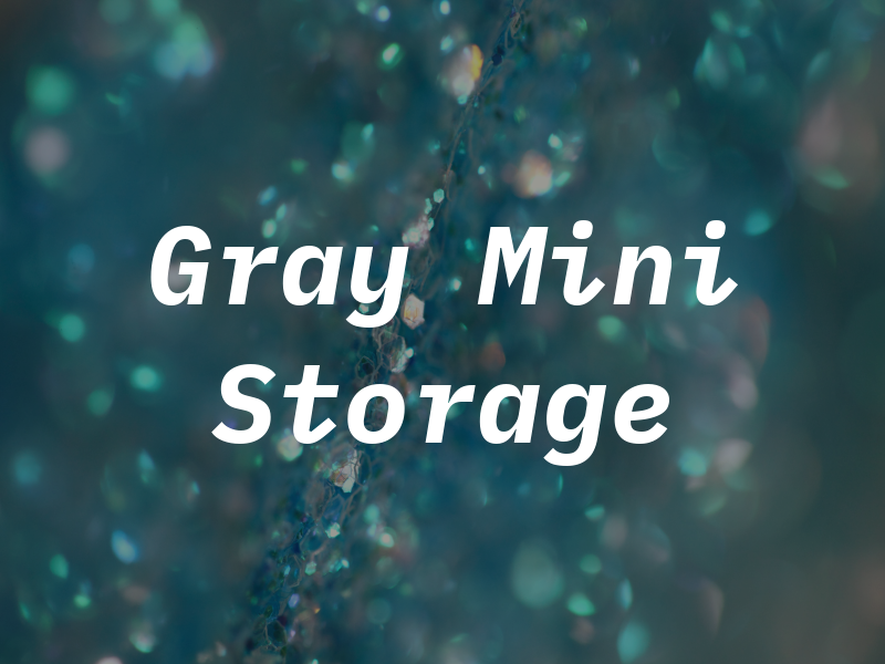 Gray Mini Storage