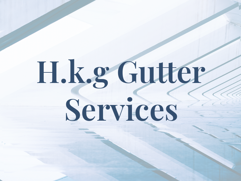 H.k.g Gutter Services