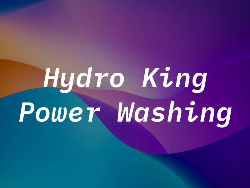 Hydro King Power Washing