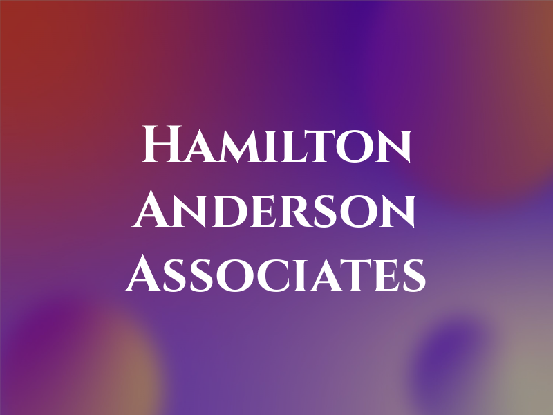 Hamilton Anderson Associates