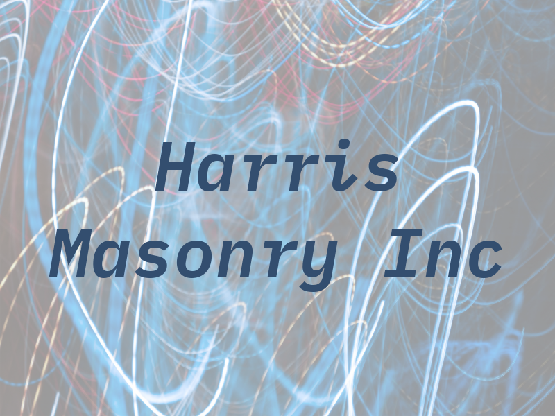 Harris Masonry Inc