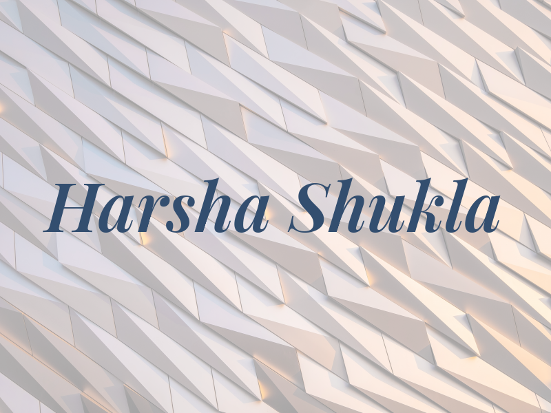 Harsha Shukla