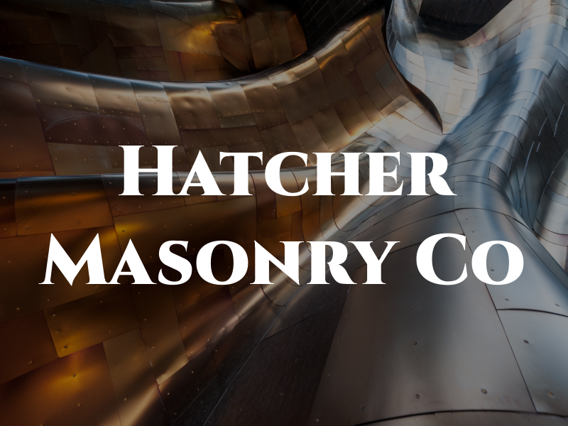 Hatcher Masonry Co