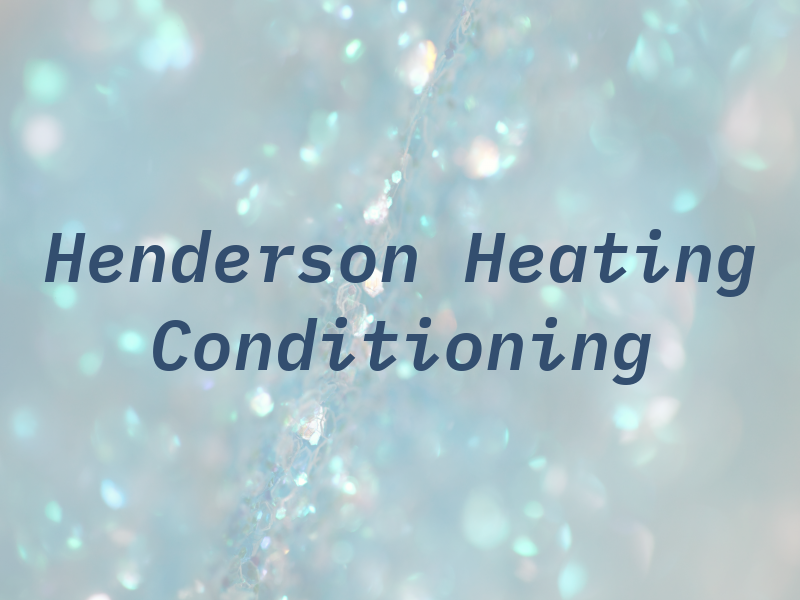 Henderson Heating Air Conditioning