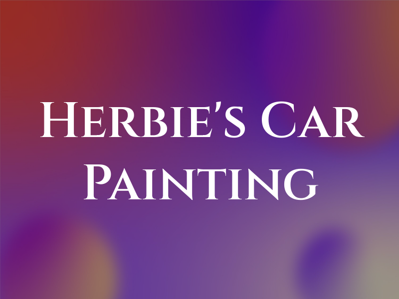 Herbie's Car Painting