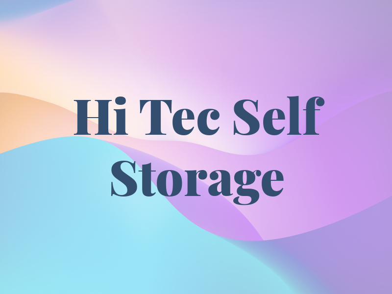 Hi Tec Self Storage