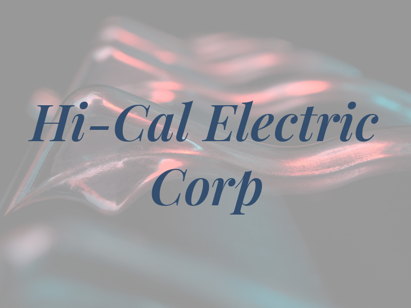 Hi-Cal Electric Corp