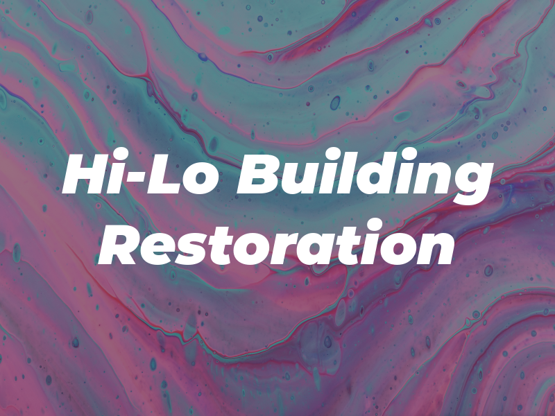 Hi-Lo Building Restoration