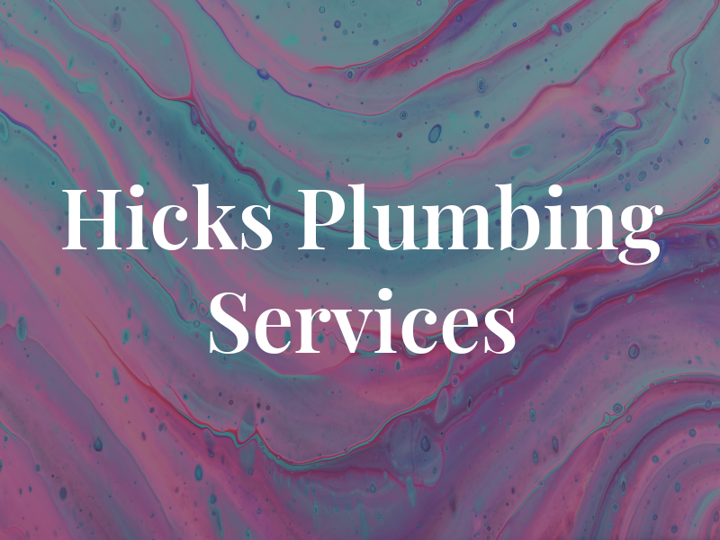 Hicks Plumbing Services