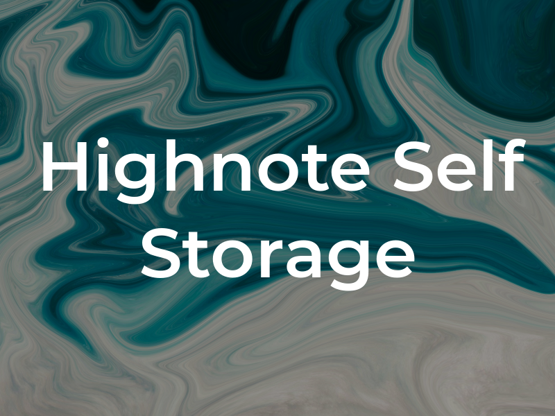 Highnote Self Storage