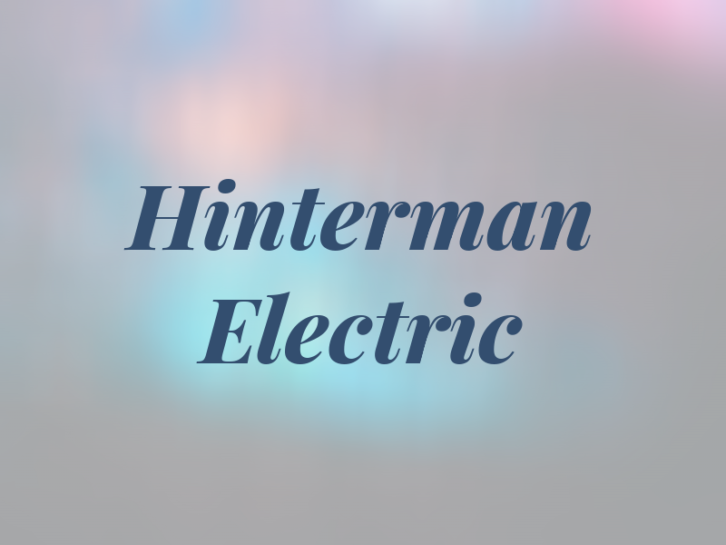 Hinterman Electric