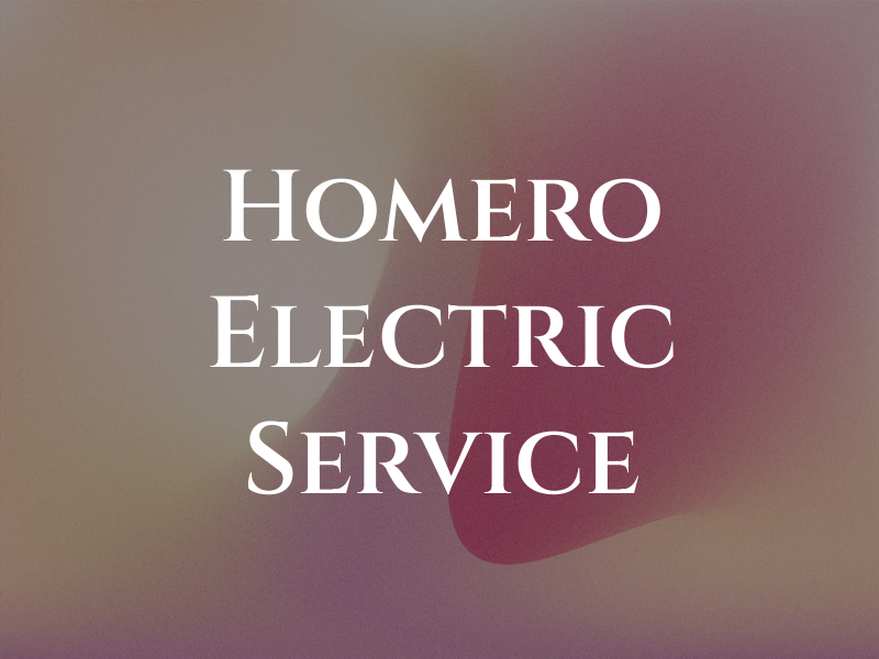 Homero Electric Service