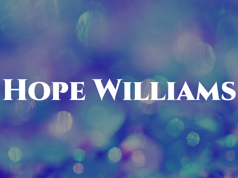 Hope Williams