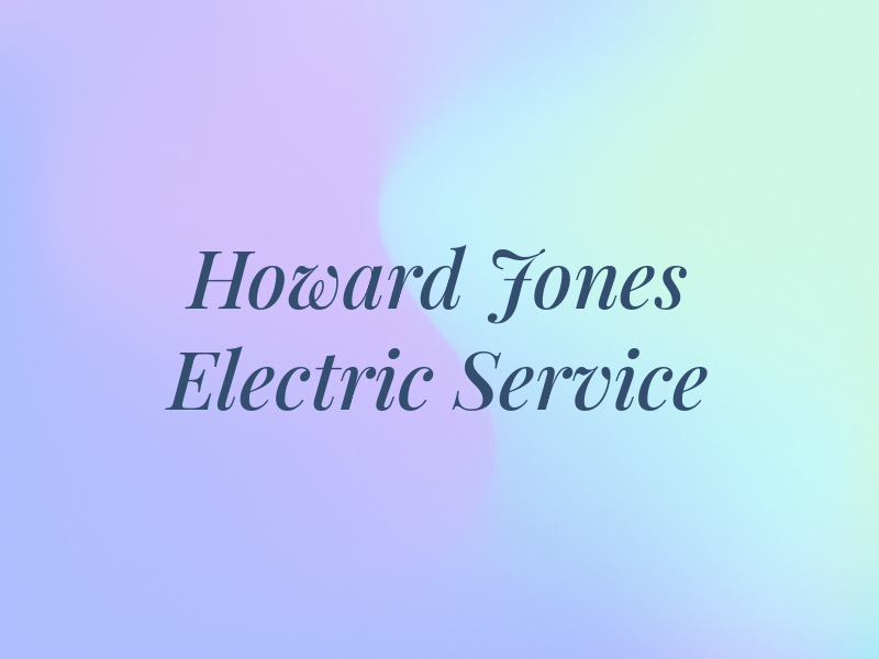 Howard Jones Electric Service