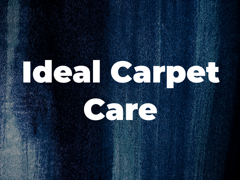 Ideal Carpet Care