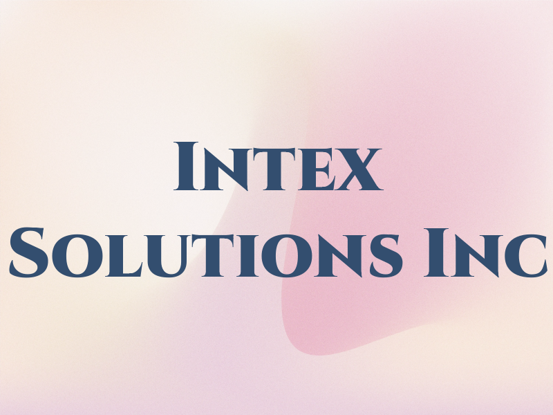 Intex Solutions Inc