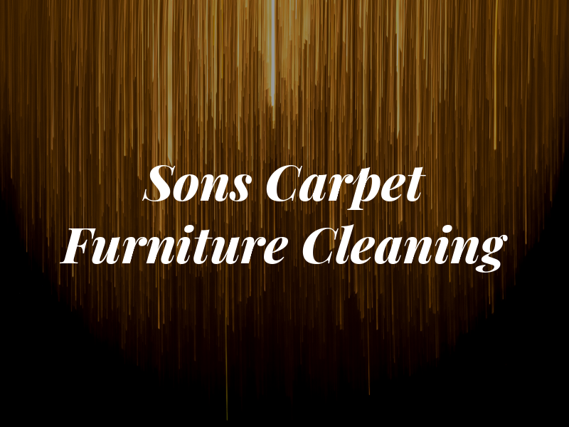 J & Sons Carpet & Furniture Cleaning
