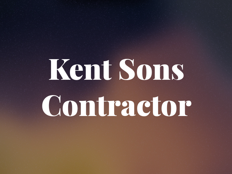 J L Kent & Sons Contractor