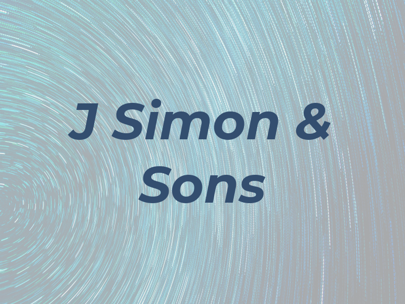 J Simon & Sons