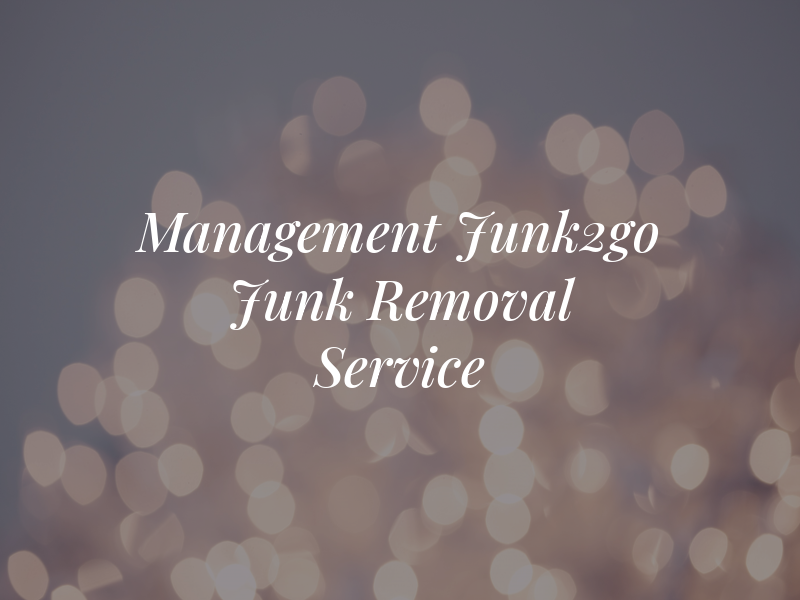 J2G Management LLC Junk2go Junk Removal Service
